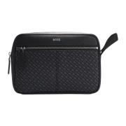 Stilfuldt Beauty Case med Monogram Print