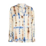 Tie Dye Bluse Tunika