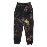 Mørk Camo Kemiske Sweatpants Elastisk Talje