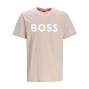 Bomuld Jersey Logo Print T-shirt