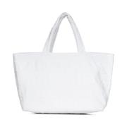 Strand Logo Tote Taske Hvid