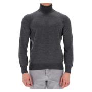 Kashmiruld Turtleneck Sweater Grå