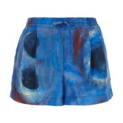 Silkeshorts med Print, Skil dig ud med stil