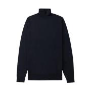 Sort Rollneck Sweater Stilfuld Opdatering