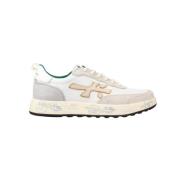 Hvide og beige lave sneakers