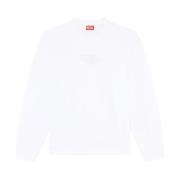 Hvid Cut-Out Sweatshirt