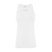 Ribbet Bomuld Tank Top