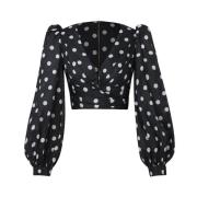 Moderne Dot Bodice Top