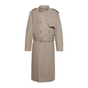 Løstsiddende trenchcoat