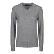 Stilfuld V-Neck Sweater