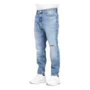 Vintage slidte denim jeans