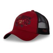 Rød Rose Gun Trucker Cap