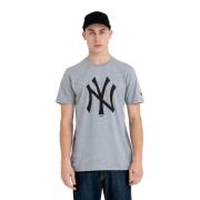 Yankees Team Logo Grå Tee