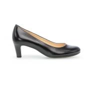 Sort Læder Klassiske Elegante Pumps