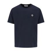 Navy Blue Chest Logo T-shirt