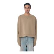 Bomuld Fleece Crewneck Sweatshirt