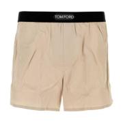 Satin Boxershorts i Sand