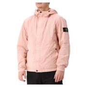 Pink Short Parka Windbreaker