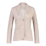 Blomstret Print Blazer Klassisk Stil