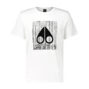 Grafisk Print Bomuld T-Shirt