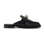 Sort Loafer Sko Elegant Stil