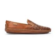 Perforeret sommerloafer - Brun