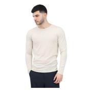 Beige Crew Neck Sweater Essential