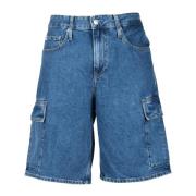 Denim Bermuda Shorts