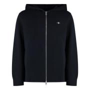 Bomuld Full Zip Hoodie med Lommer