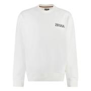 Bomuld Crew-Neck Sweatshirt