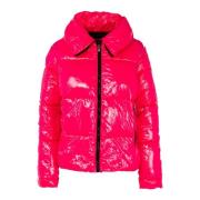 Dame Glanset Puffer Jakke