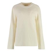 Ribbet Merinould Crew-Neck Sweater