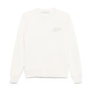 Crew Neck Sweatshirt med bogstavprint