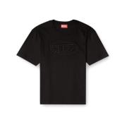 Logo Print Bomuld T-Shirt