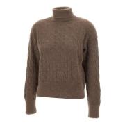 Uld Mohair Sweater Duegrå