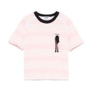 Pink Bomuld T-shirt og Polo