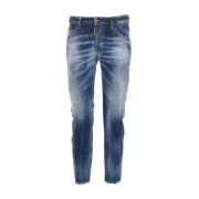 Skater Jeans med frontknaplukning