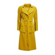 Mat Trench Coat med Moderne Design