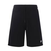 Bomuldsbasketshorts med broderet logo