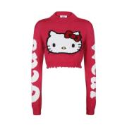 Intarsia Crew-Neck Sweater