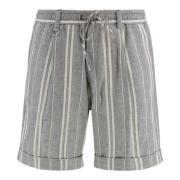 Stribede Bermuda Shorts