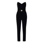 Elegant jumpsuit med statement sløjfe