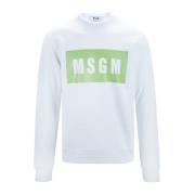 Herre Pullover Sweater med Logo Print