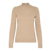 Høj Hals Pullover Sweater Ginger Root