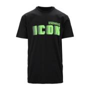 Herre Icon Print Bomuld T-Shirt