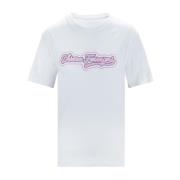 Farverig Logo T-shirt i Bomuld