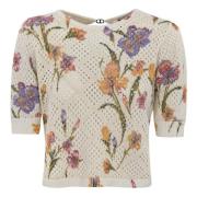 Netblomstret sweater