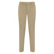 Chino Bukser Sand Slim Fit Cropped