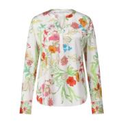 Silkeblomstbluse