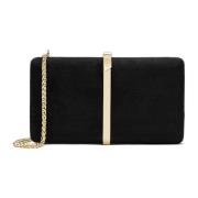 Damer sort clutch taske